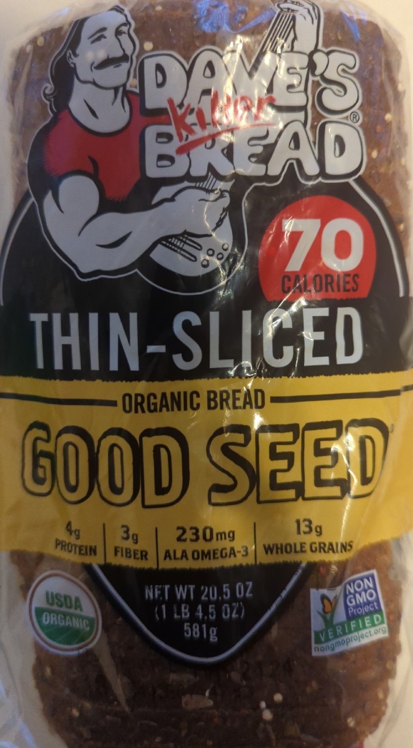 Dave's Killer Bread Thin-Sliced Organic Bread Good Seed
