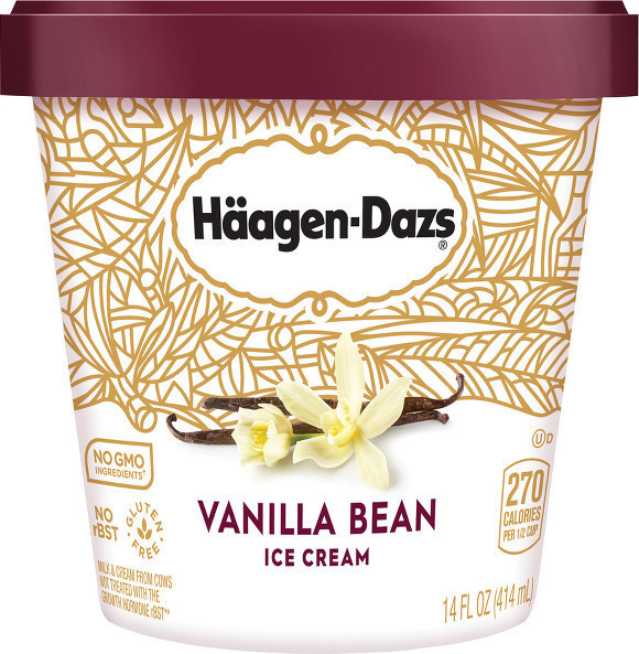 Häagen-Dazs vanilla bean ice cream