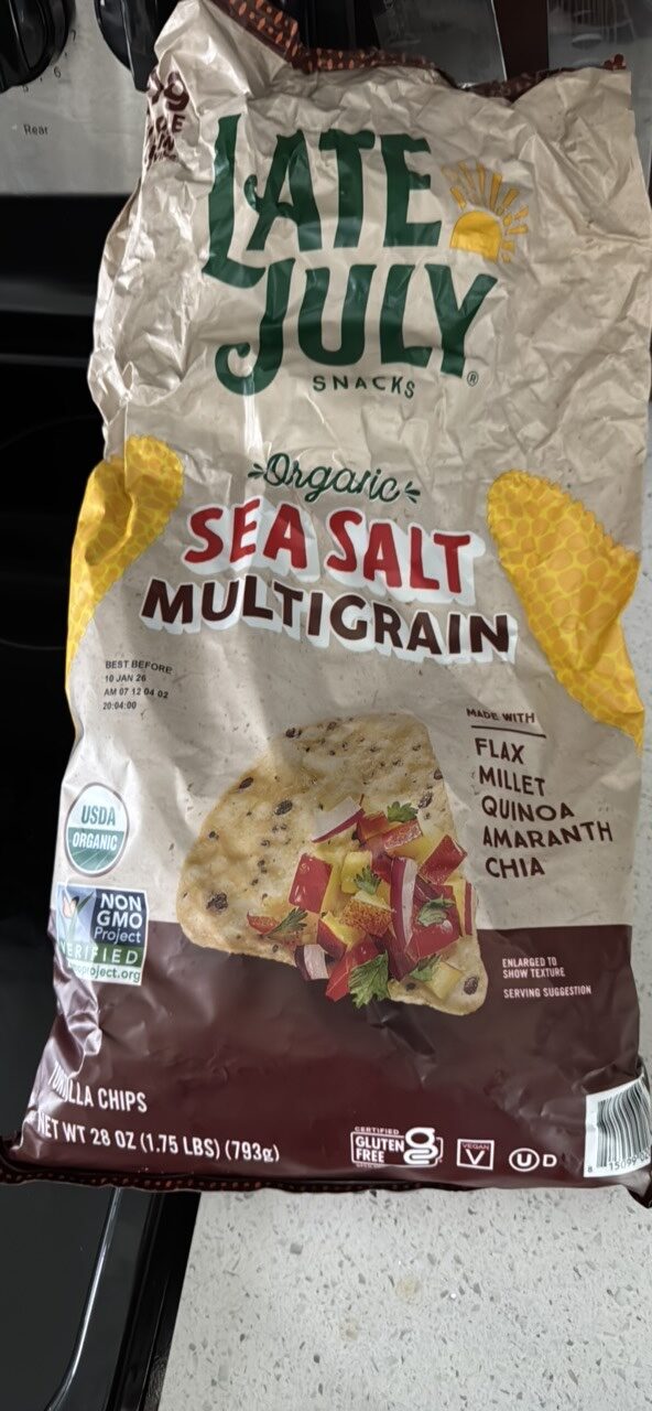 Late July Snacks Organic Sea Salt Multigrain