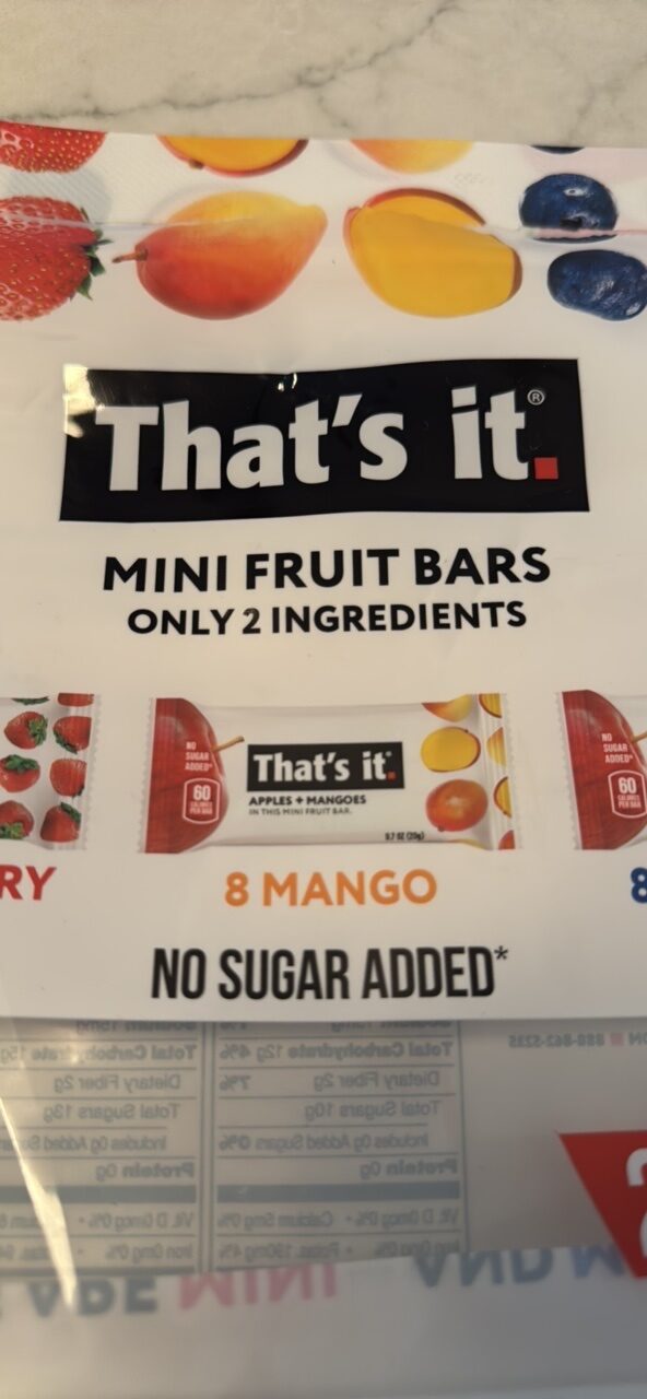 That's it MINI FRUIT BARS