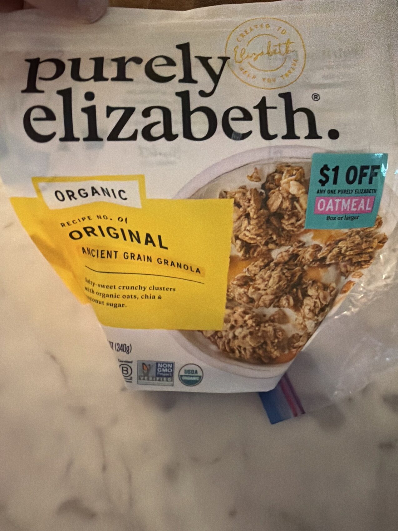 purely elizabeth. Original Ancient Grain Granola (0855140002175)