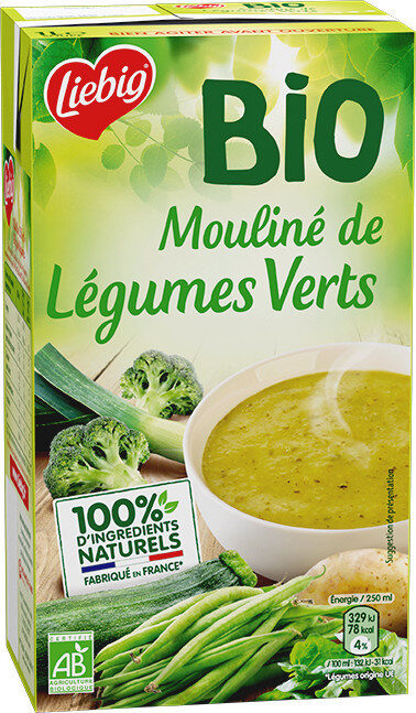 Liebig bio mouliné de légumes verts🥒🥦