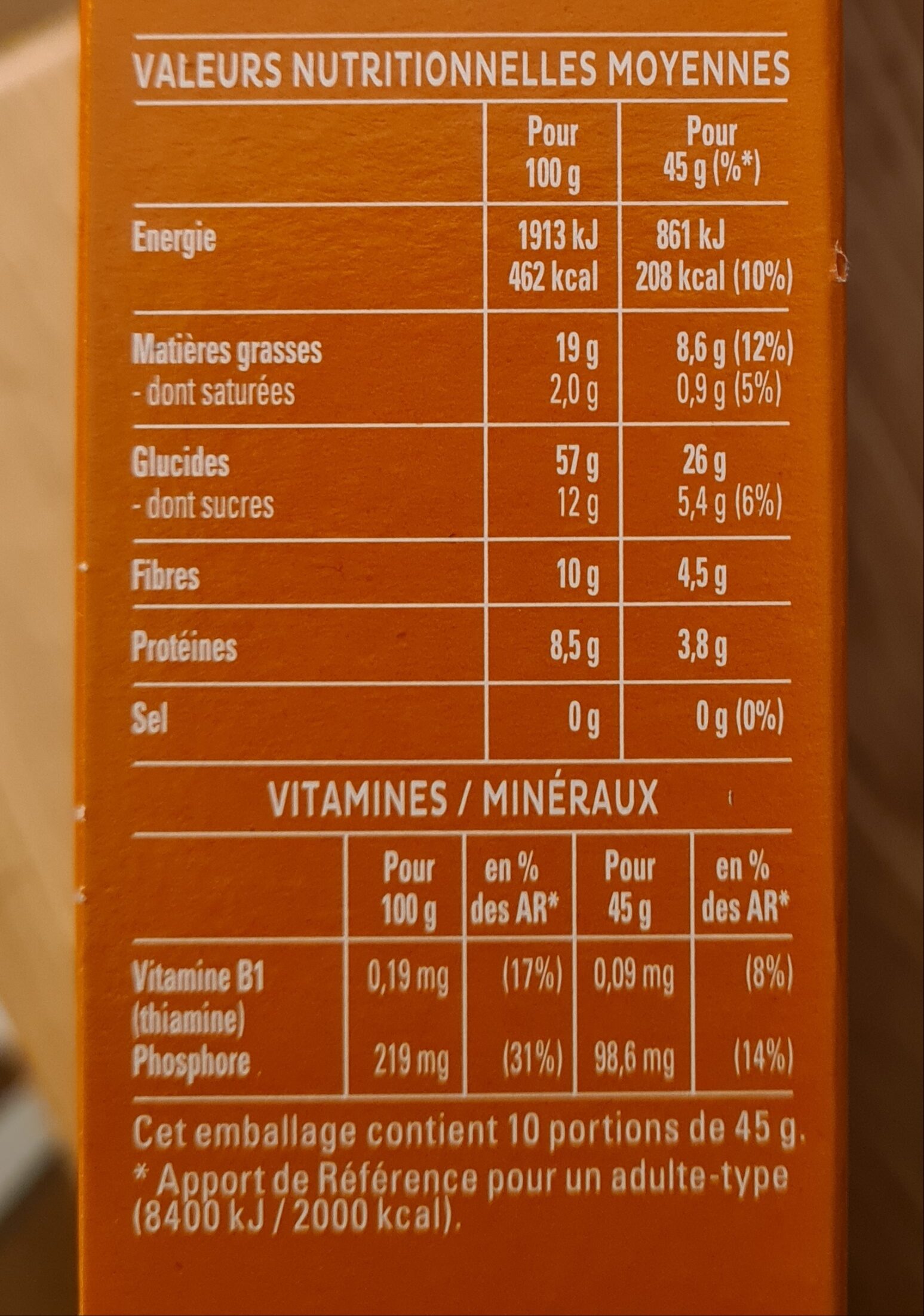 Quaker cruesly mélange de noix