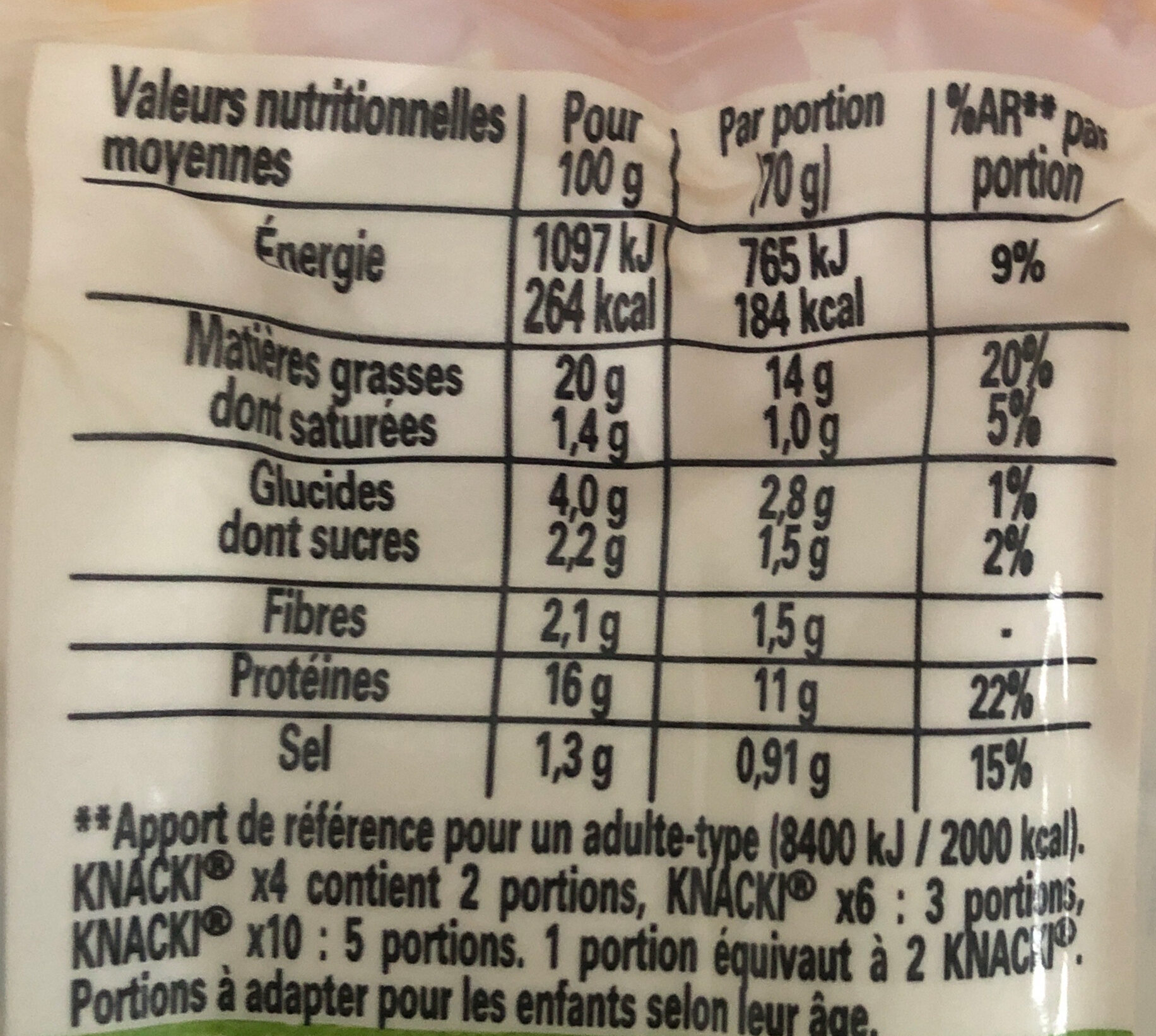 Herta HERTA Knacki Veggie Saucisses végétales x6 -210g
