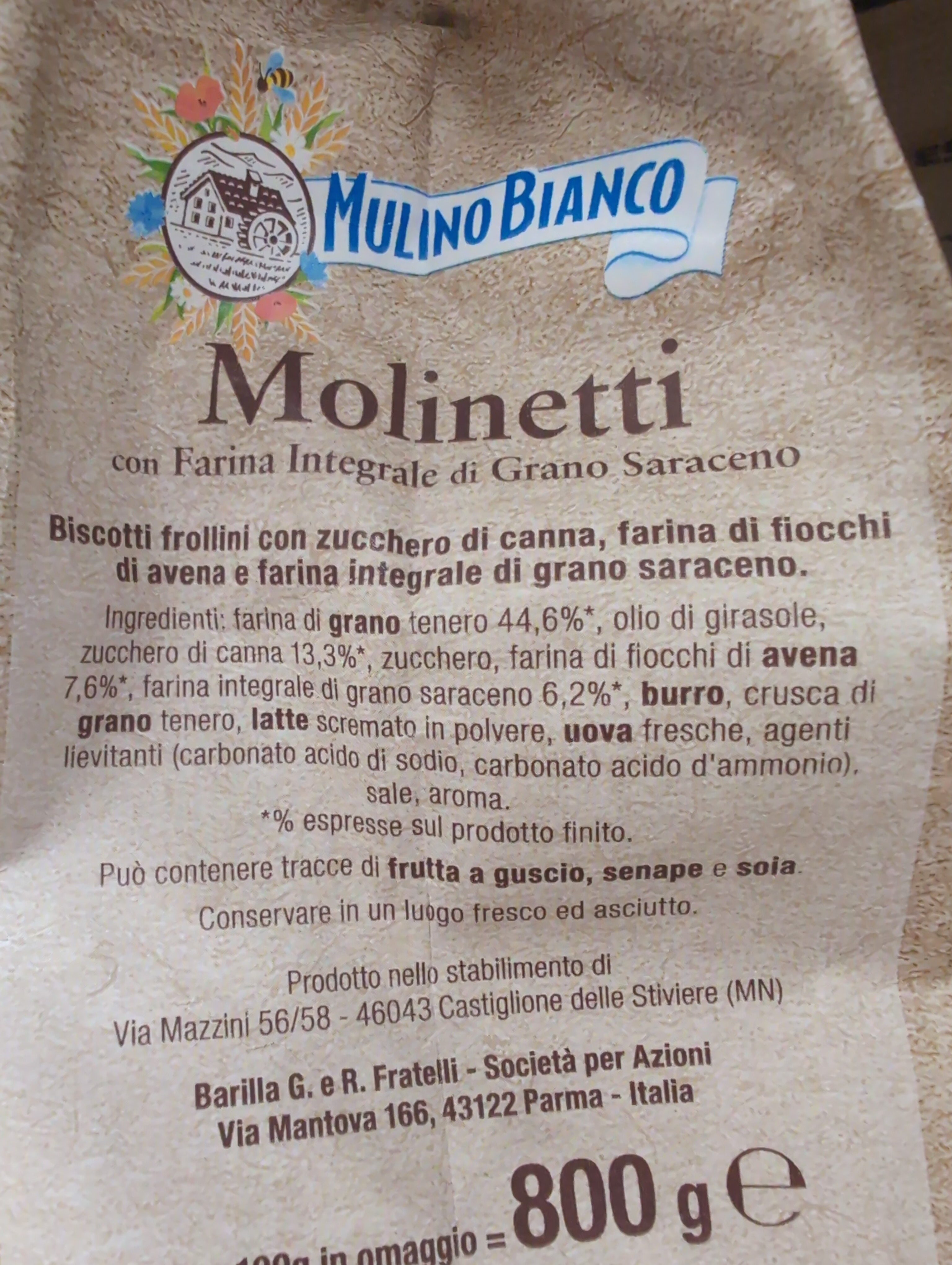 Mulino Bianco MolinettI