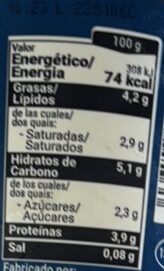 Hacendado Kéfir Natural Sabor Suave