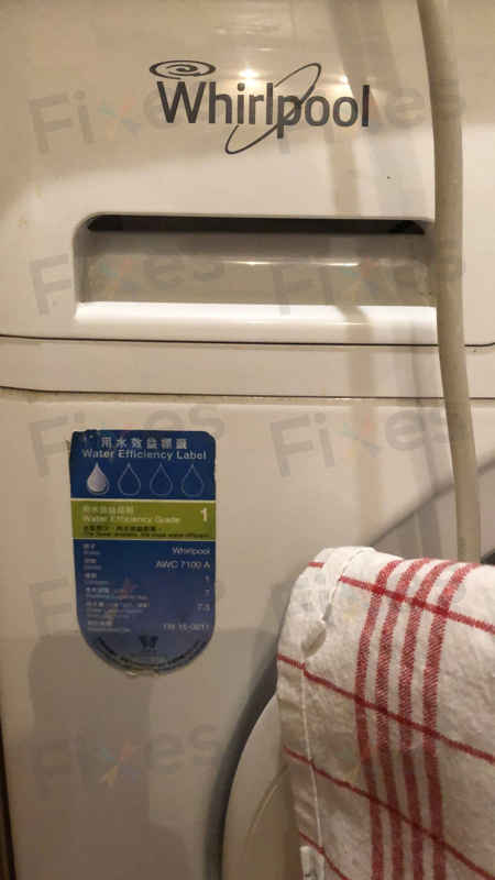 異常震動洗衣機移位🧰Whirlpool惠而浦前置式洗衣機 AWC7100A