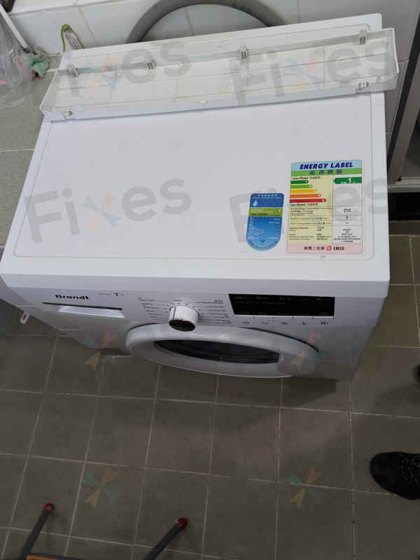 無法正常排水,出現故障碼E21💦Brandt白朗牌前置式洗衣機 BWF710AX