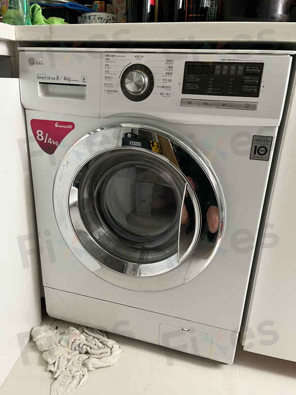 排水泵老化讓這部LG WFCN系列洗衣機顯示0E故障碼 🛟