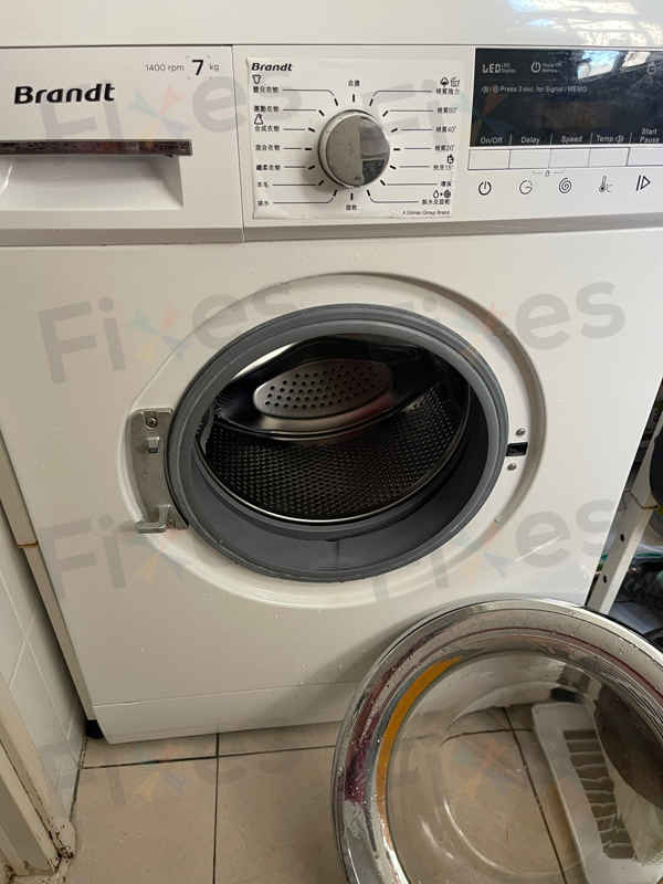 門鉸斷裂🔧Brandt白朗牌前置式洗衣機 BWF714VX