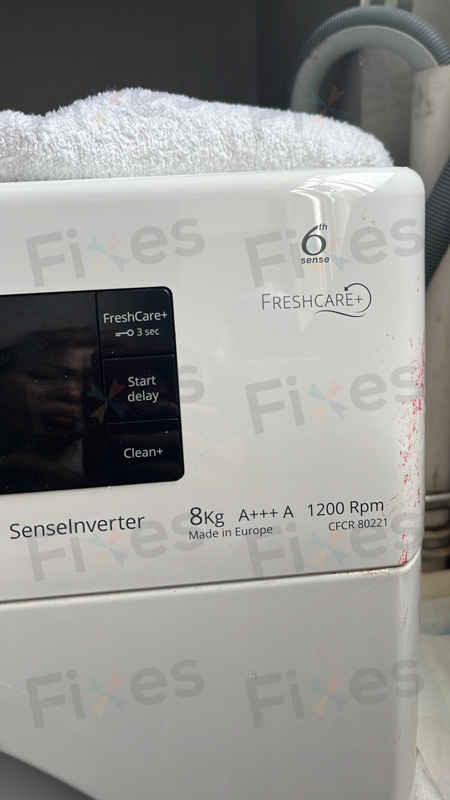 出現故障碼F06,鎖門感應問題🔐Whirlpool惠而浦前置式洗衣機 CFCR80221