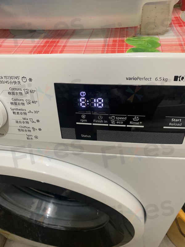 排水問題,出現故障碼E18😱Siemens西門子前置式洗衣機 WS10K360HK/03