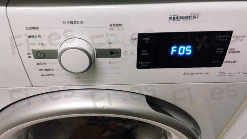 排水問題,出現故障碼F05⚙️Whirlpool惠而浦前置式洗衣機 CFCR80221