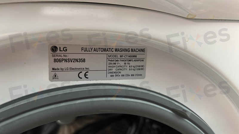 前置式LG洗衣機無法完成洗衣程序，原來是0E故障碼在搗亂 ⚡