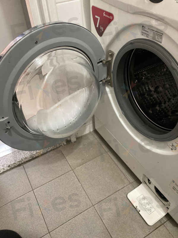 連續清理過濾器無效,這部LG WFNP系列洗衣機0E故障碼揭示排水泵故障🔍