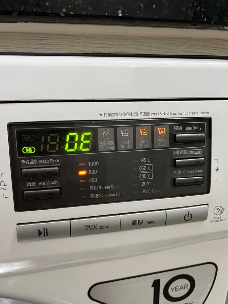 連續清理過濾器無效,這部LG WFNP系列洗衣機0E故障碼揭示排水泵故障🔍