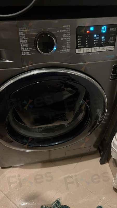 出現故障碼5C,不排水💧Samsung前置式洗衣機 WW70K5210VX/SH
