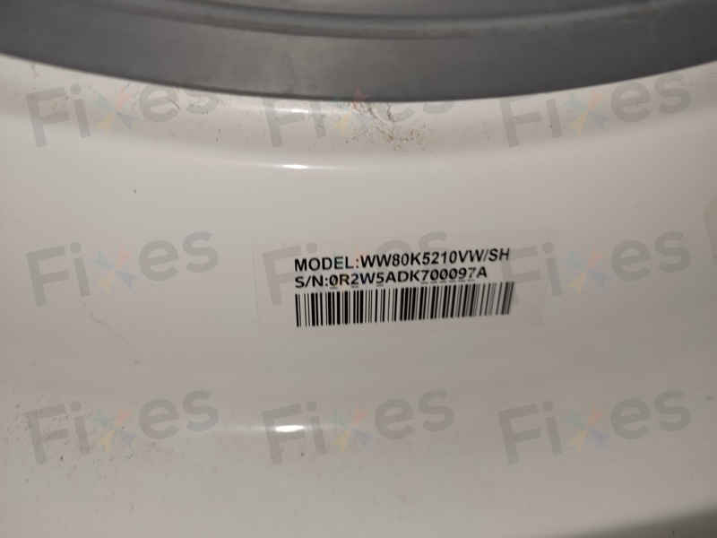 出現故障碼5C🚫Samsung三星前置式洗衣機 WW80K5210VW/SH