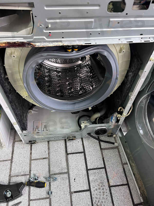洗衣機門膠邊破損有隱患！這部LG WFST系列洗衣機的AE故障碼維修實錄 💧