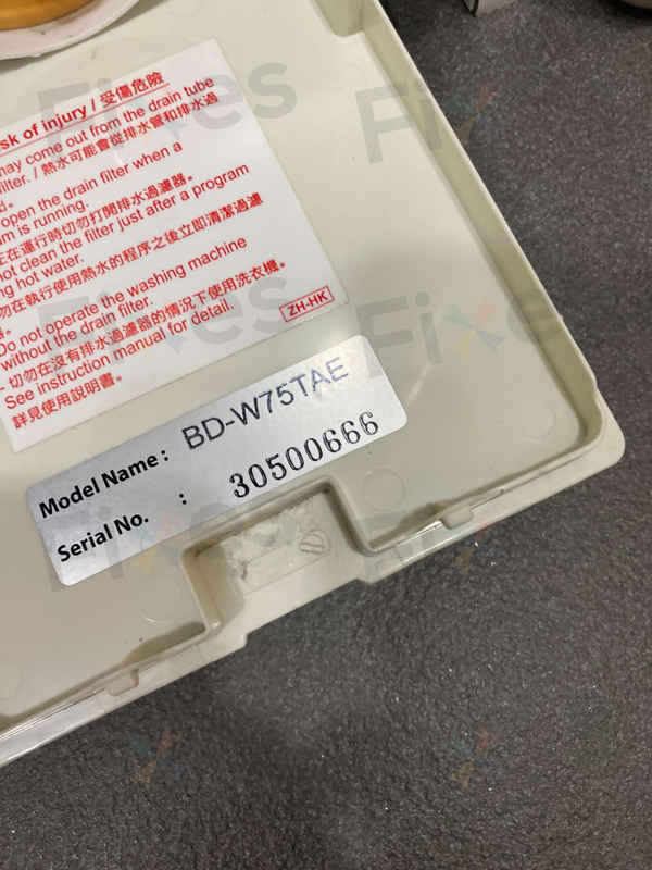 出現故障碼C02🚧Hitachi日立牌前置式洗衣機 BDW75TAE