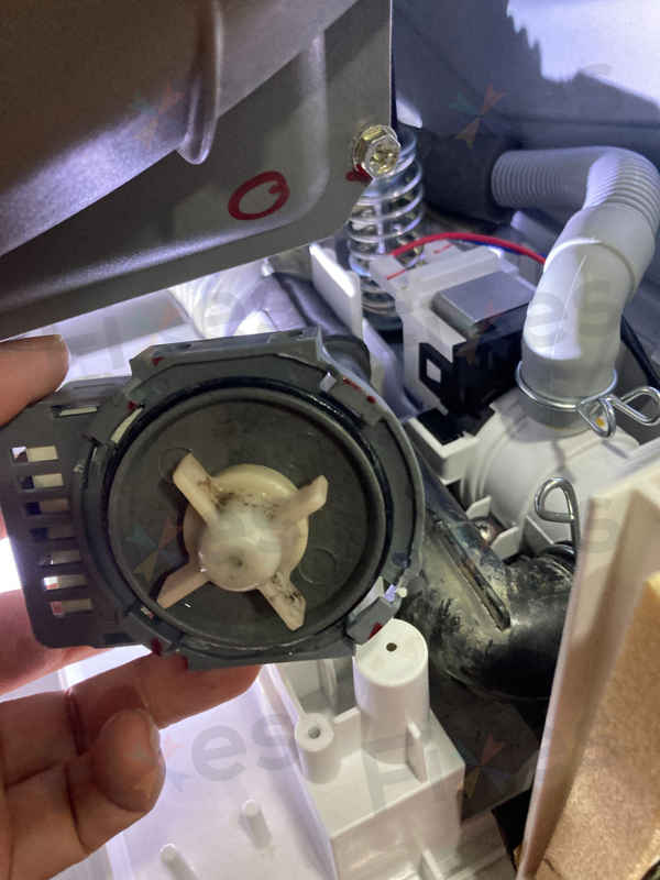 這部日立BDW系列洗衣機的C02故障碼竟是因為一條褲頭帶?🤨