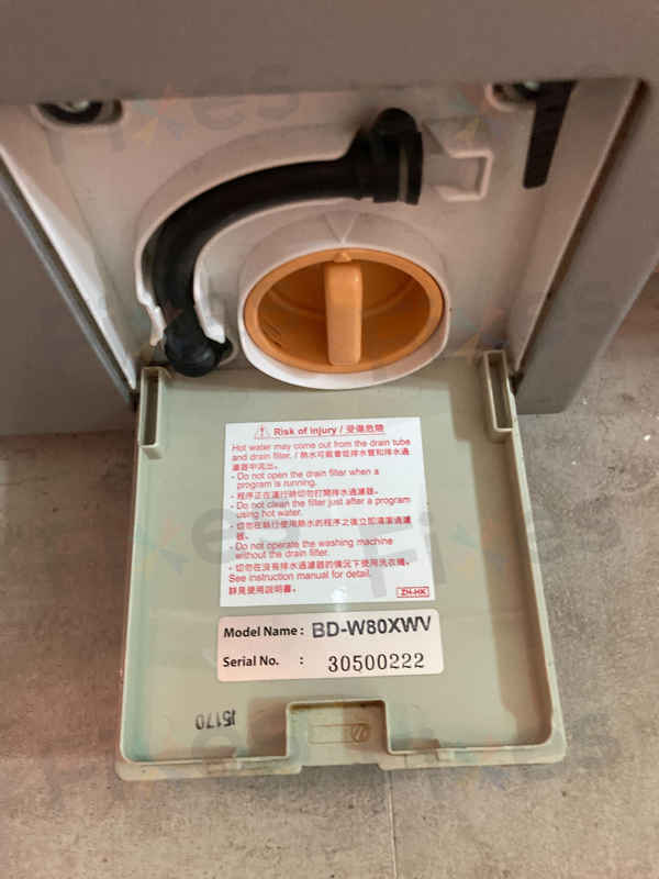 出現故障碼C02😊Hitachi日立前置式洗衣機 BDW80XWV