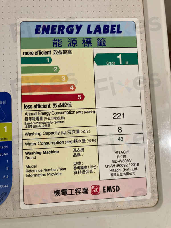出現故障碼C02，即場更換排水泵👷‍♂️Hitachi日立前置式洗衣機 BDW80AV