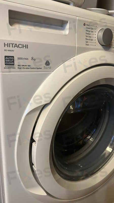 出現故障碼C02，即場更換排水泵👷‍♂️Hitachi日立前置式洗衣機 BDW80AV