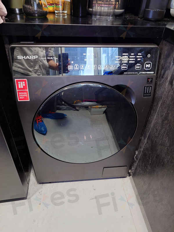 乾衣有風無熱？這部Sharp ESWD系列洗衣機C07故障碼背後的隱藏問題 🌡️