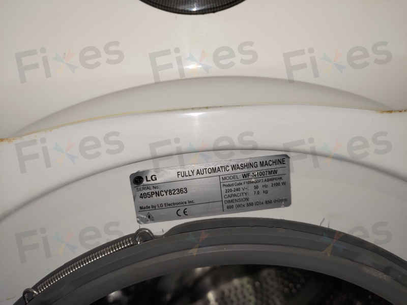 LG WFN系列洗衣機突然顯示dE故障碼?原來是門鎖掣出了問題 🔍