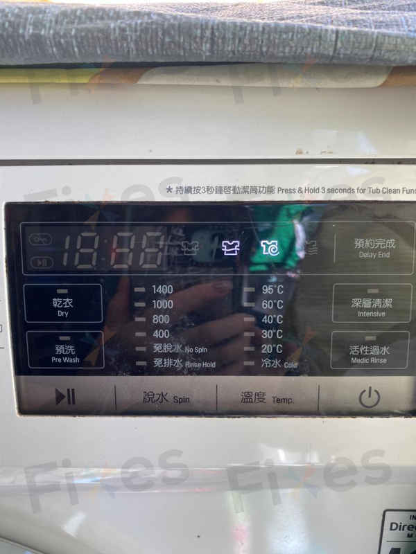 出現故障碼DE🔐LG二合一洗衣乾衣機 WFCT1408MW