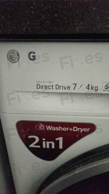 出現故障碼dE2，壞門鎖掣🔒LG前置式洗衣機 WFC1207C3W