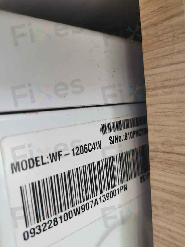 出現故障碼DE2🚫LG前置式洗衣機 WF1206C4W