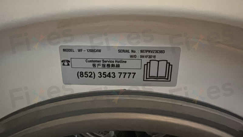 為何這部LG WF系列洗衣機dE2故障碼反覆出現?更換門鎖掣後終於穩定運作 ✅