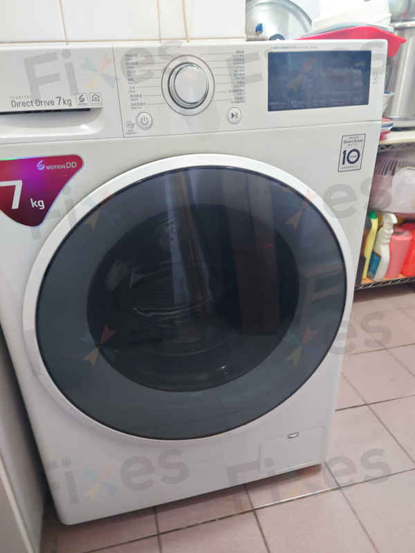 客戶分享:這部LG WF系列洗衣機因dE2故障碼進行門鎖掣更換 🚀