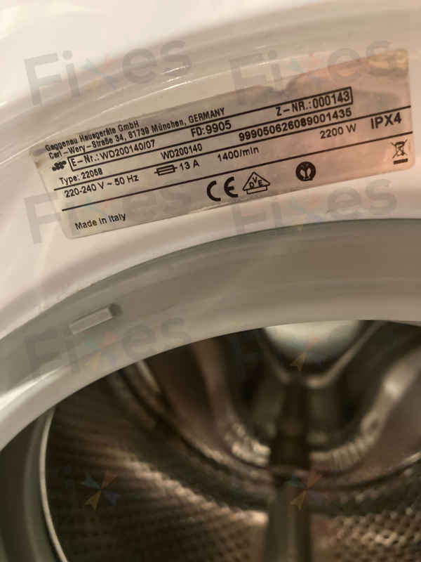 一支牙籤讓這部GAGGENAU WD系列洗衣機E01故障碼現身 🪥