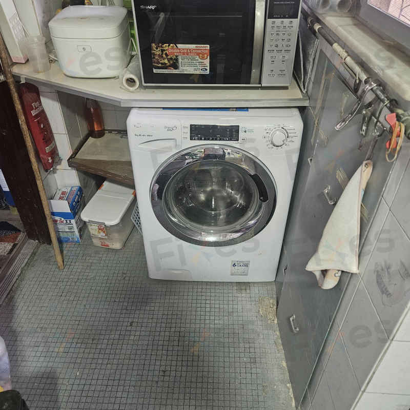 這部Candy GVS系列洗衣機E03排水失靈,銀仔卡住才知禍首 🪙