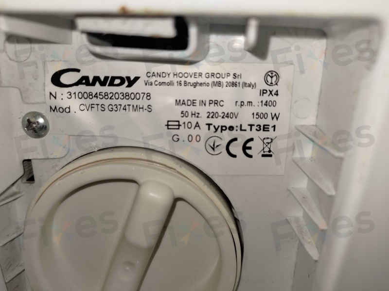 這部Candy「CVFTSG系列」洗衣機出現E03及E20雙重故障碼!原來是排水系統藏著這個小東西 🔍
