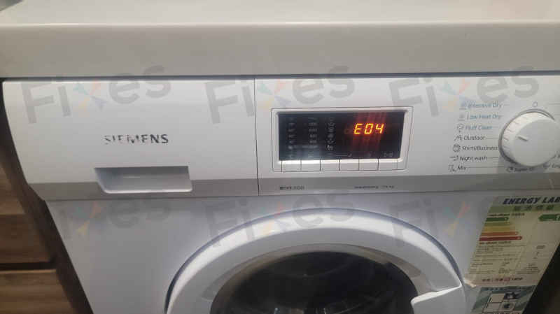 2個關鍵步驟排除這部西門子WD系列洗衣機E04與漏水故障💡