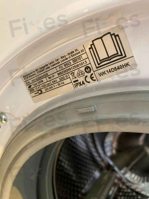 這部西門子WK系列洗衣機E05故障碼滴水不進？師傅用折衷方案即日解決 💧