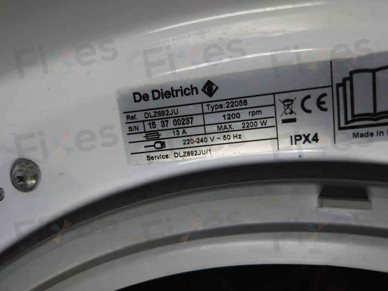 狹小空間挑戰！這部De-Dietrich DLZ系列嵌入式洗衣機E06排水泵更換實錄📏