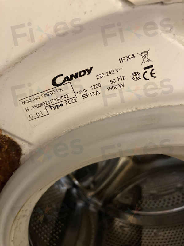 出現故障碼E08🔧Candy金鼎牌前置式洗衣機 GC1282D3UK