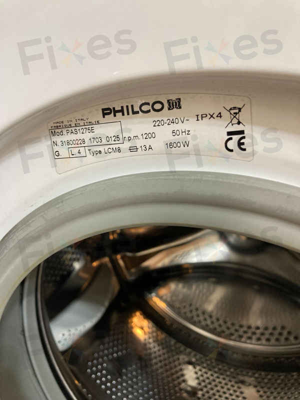 出現故障碼E08🔧Philco飛歌牌二合一洗衣乾衣機 PAS1275E