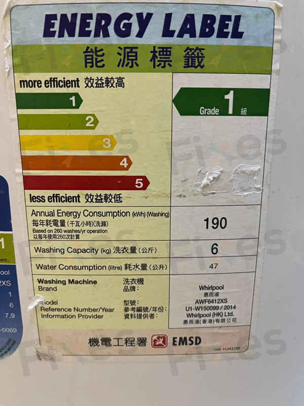 解密E08故障碼：這部惠而浦AWF系列洗衣機摩打碳刷究竟怎麼了？ 🧐