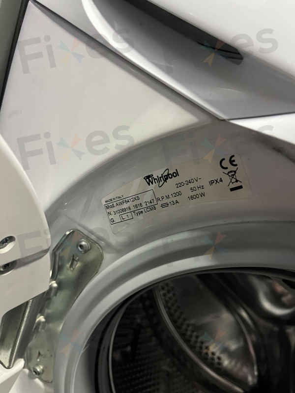 出現故障碼E08🔧Whirlpool惠而浦前置式洗衣機 AWF6412XS