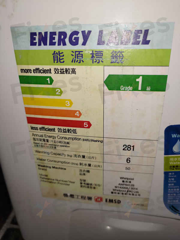 出現故障碼E08🔧Whirlpool惠而浦洗衣機 AWF6412S