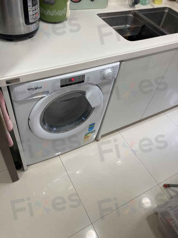 出現故障碼E08🔧Whirlpool惠而浦二合一洗衣乾衣機 WWPU75210