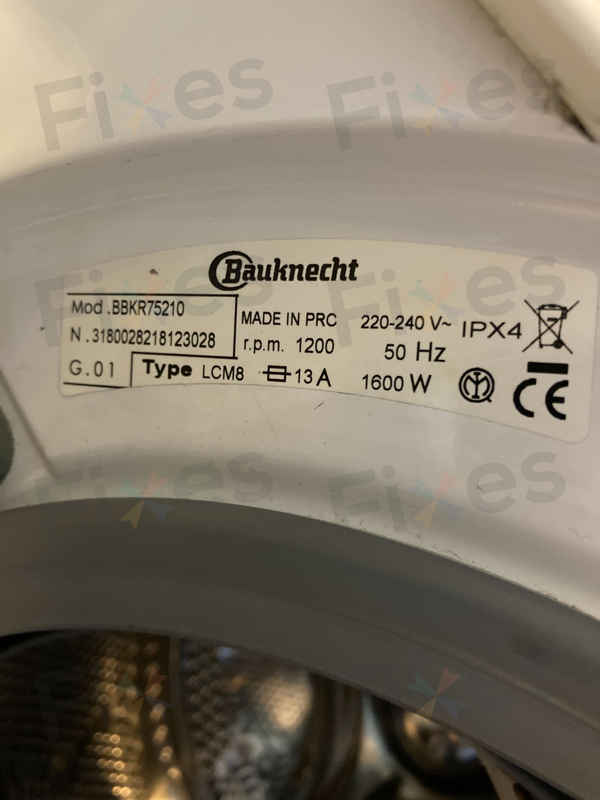 這部Bauknecht BBKR系列洗衣乾衣機突然停機並出E09,師傅檢查後發現多重問題 🧐
