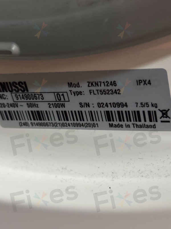 乾衣程式啟動即跳E10,這部Zanussi ZKN系列洗衣機入水線圈失效真相揭曉🍂
