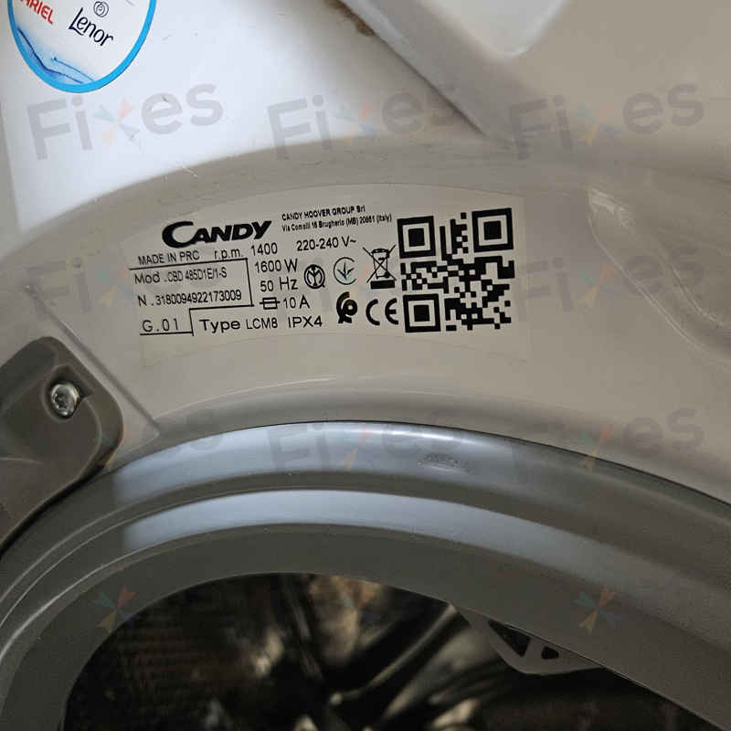 當E11亮起：這部Candy CDB系列洗衣乾衣機烘乾感溫掣破裂維修現場👀